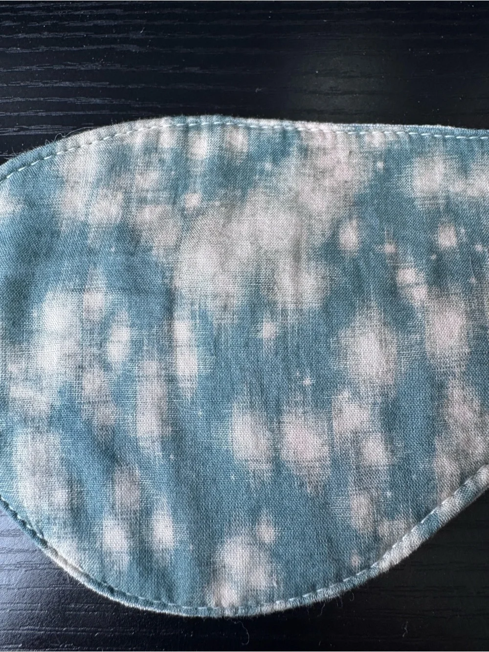 Ethel Studio Tie-Dye Teal Sleep Mask - Soft Eye Mask for Restful Sleep